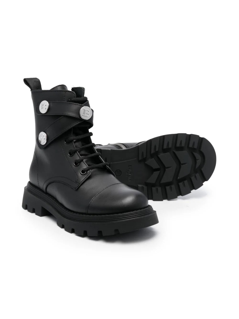 Kids metal hot sale stud boots